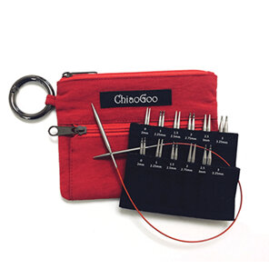 ChiaoGoo Twist Red Shorties - Mini [M] Interchangeable Set