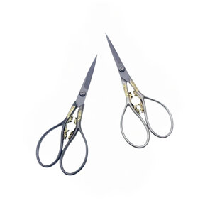 European Vintage Stainless Steel 2-Colour Scissors