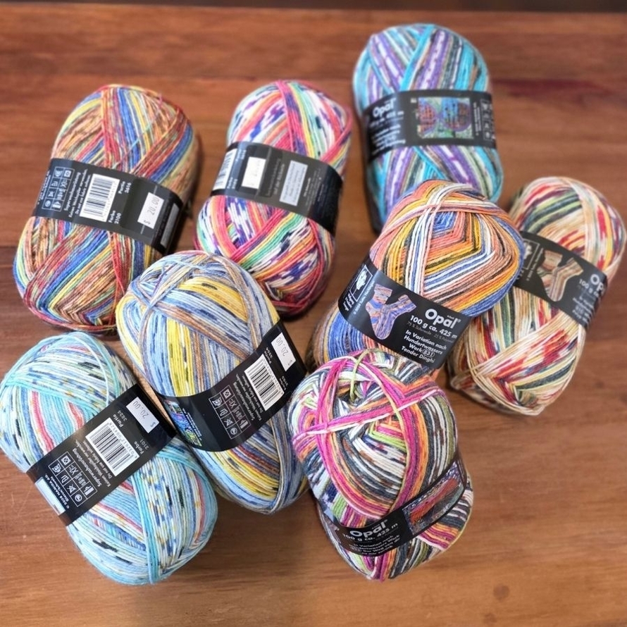 Opal Hundertwasser Self Patterning Sock Yarn 4ply