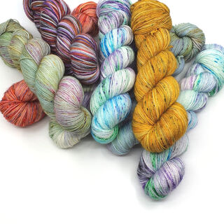 Supernova Fingering 4ply (Merino/Nylon High-Twist) - Purple Sprouting