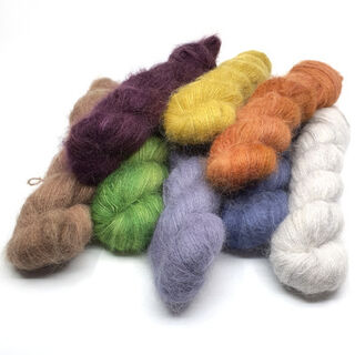 Suri Alpaca Cloud Lace - Purple Sprouting