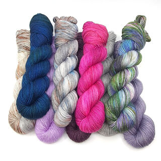 Luna Sport 5ply (Bluefaced Leicester/Silk/Nylon High-Twist) - Purple Sprouting