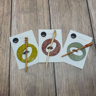 Shawl Pins - Purple Sprouting