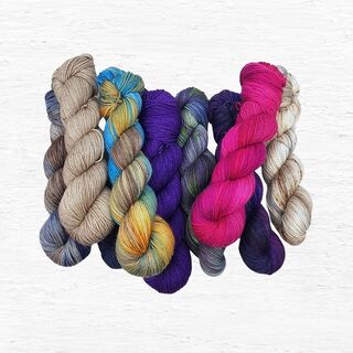 Titan DK 8ply Bluefaced Leicester (BFL) - Purple Sprouting