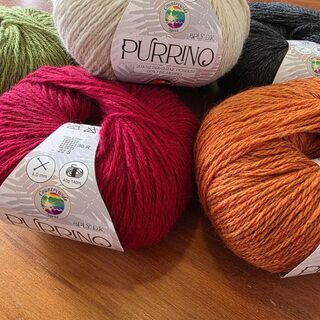 Countrywide Yarns Purrino DK 8ply Possum Merino - Purple Sprouting