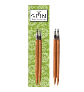 ChiaoGoo 10cm (4') SPIN Bamboo-Interchangeable Needle Tips