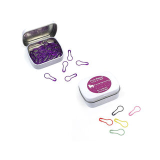 Tin of Stitch Markers - Removable