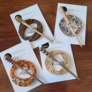 Ceramic Shawl Pins