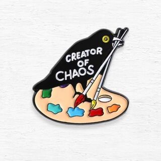Creator of Chaos Enamel Pin